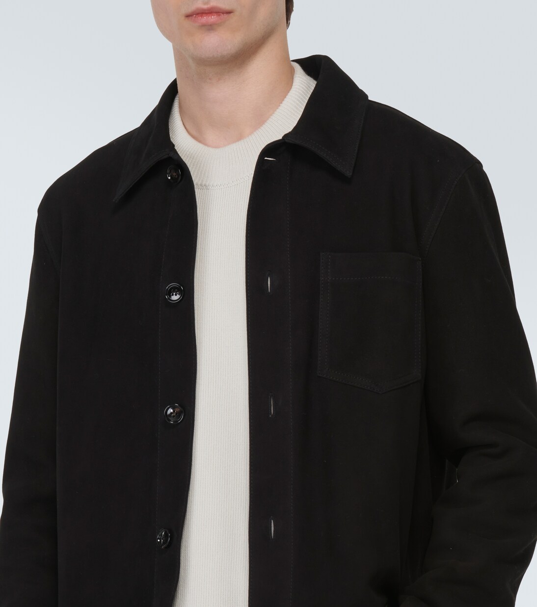 Suede overshirt | Ami Paris