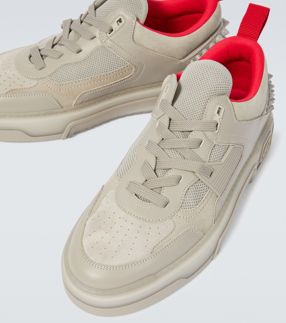 Astroloubi leather and suede sneakers | Christian Louboutin