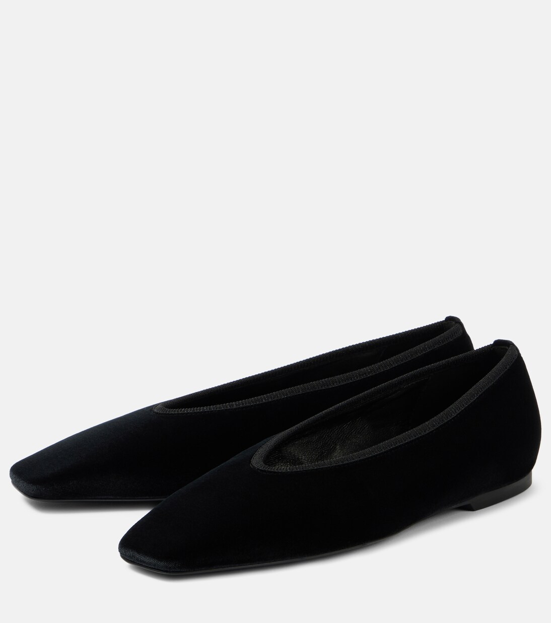 BALLET FLAT BLACK VELVET