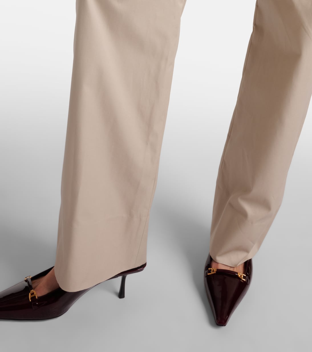 Jumpsuit aus Baumwoll-Twill in Beige - Saint Laurent | Mytheresa