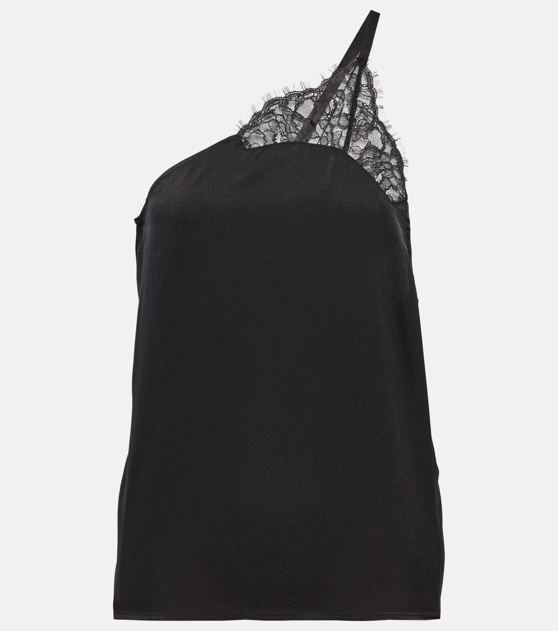 Urban Classics Haut Asymétrique Femme - Caraco Bretelle Large - 95% Coton - Taille Unique