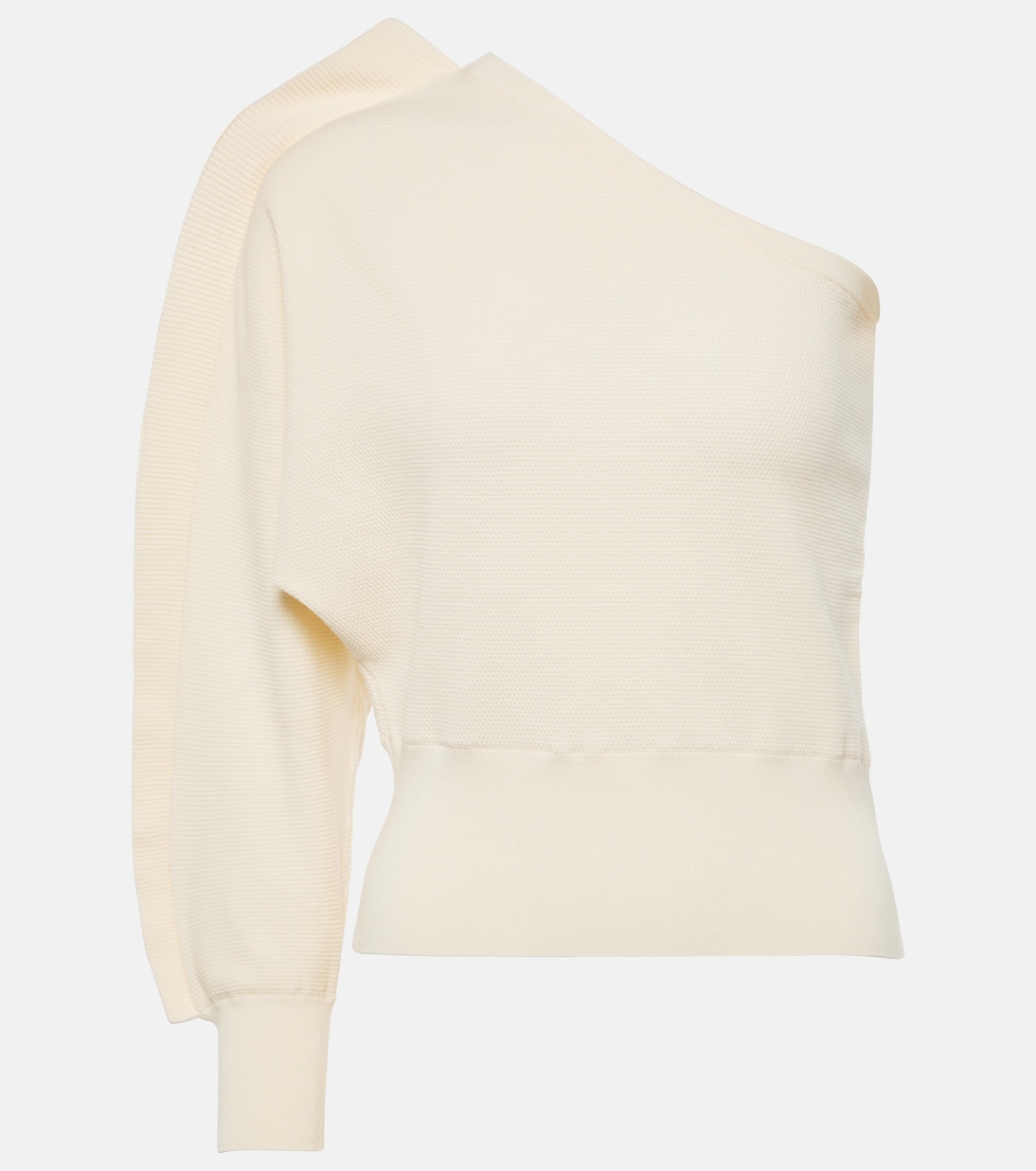 One-Shoulder-Top Markus aus Jersey in Beige - Max Mara | Mytheresa