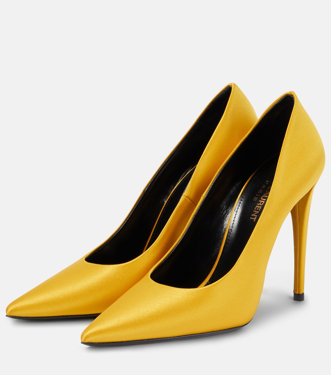 Monceau 110 satin crêpe pumps | Saint Laurent