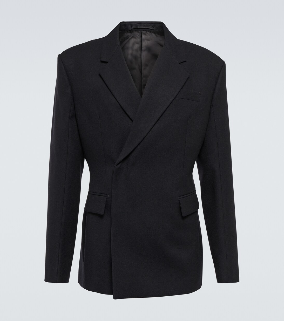 Double-breasted wool blazer | Prada