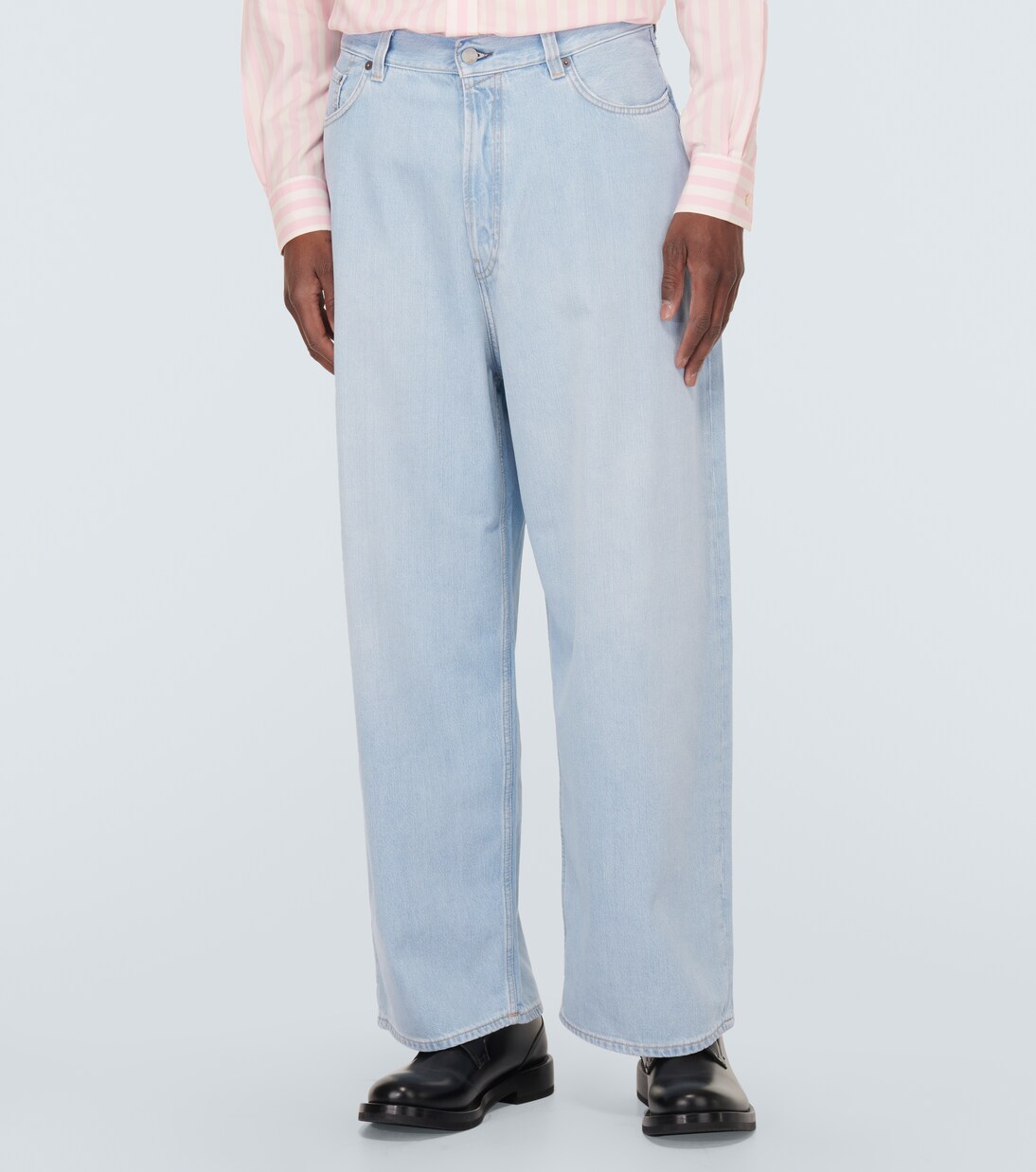 Mid-rise wide-leg jeans in blue - Acne Studios | Mytheresa