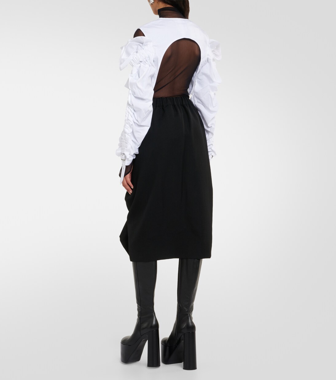 Top aus Baumwolle in Schwarz - Noir Kei Ninomiya | Mytheresa
