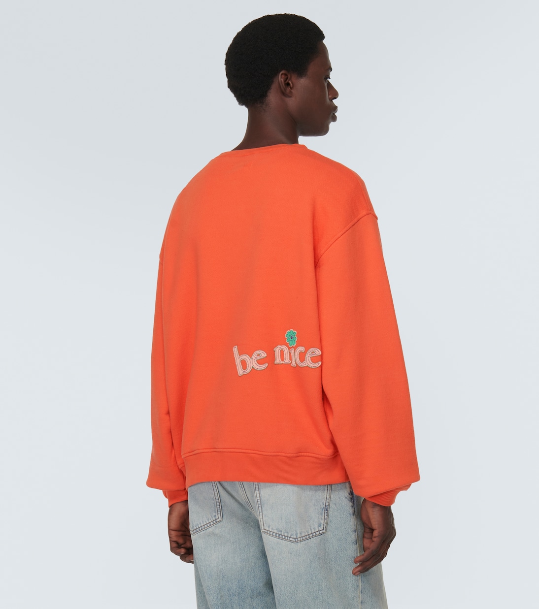 Sweatshirt aus Baumwoll-Jersey in Rot - ERL | Mytheresa