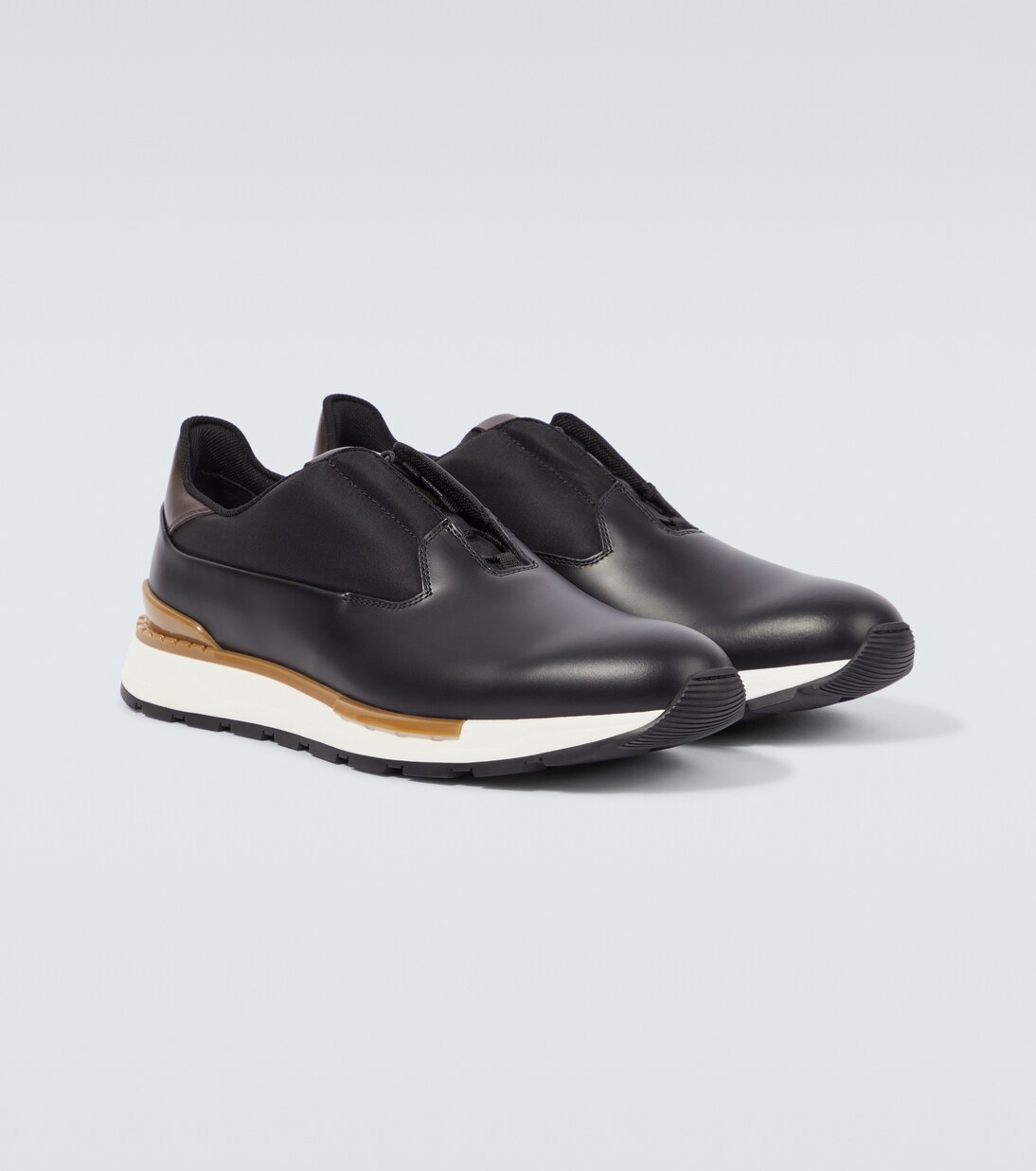 Sneakers Fast Track aus Leder in Schwarz - Berluti | Mytheresa 