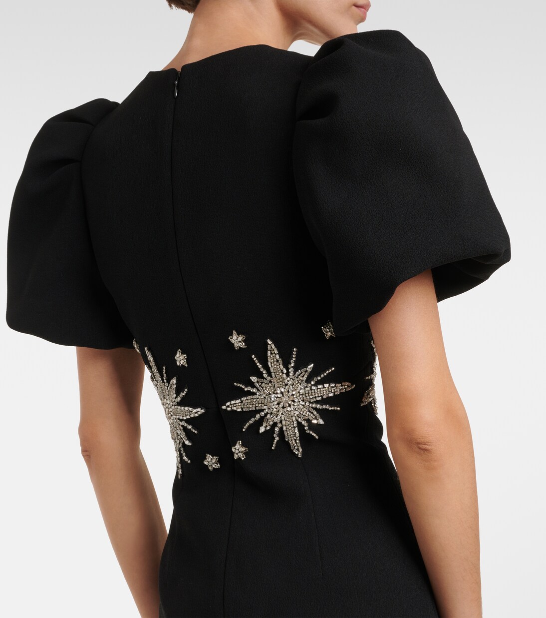 Estella Rib Mid Dress Black