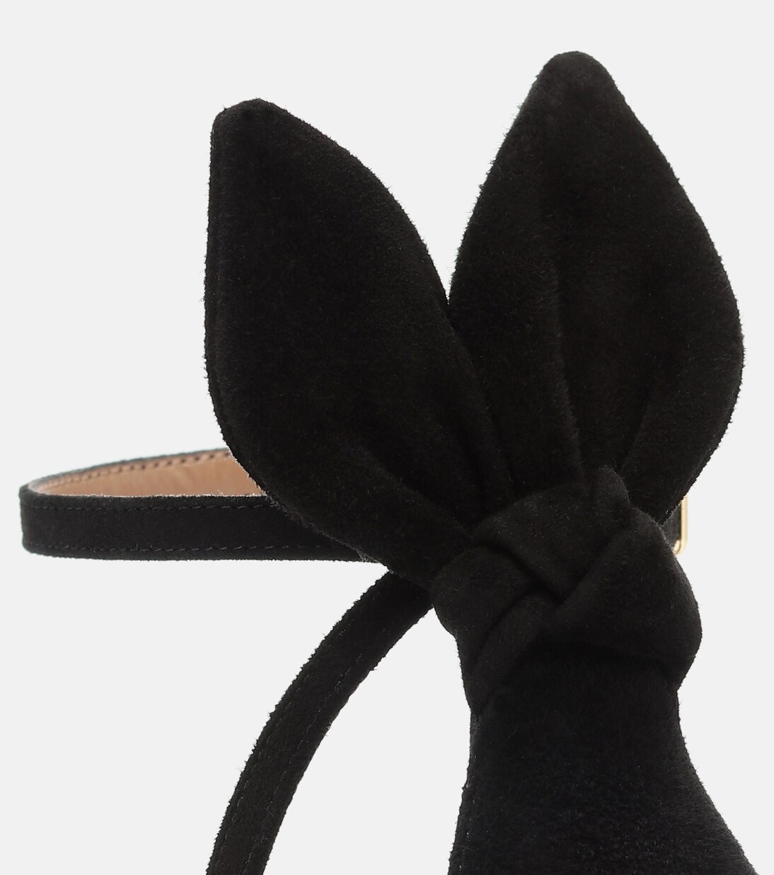 Bow Tie 105 suede sandals | Aquazzura