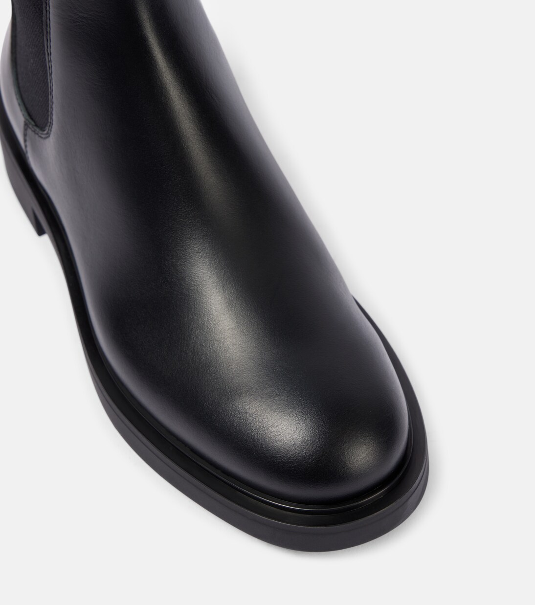 gianvito rossi chester leather chelsea boots