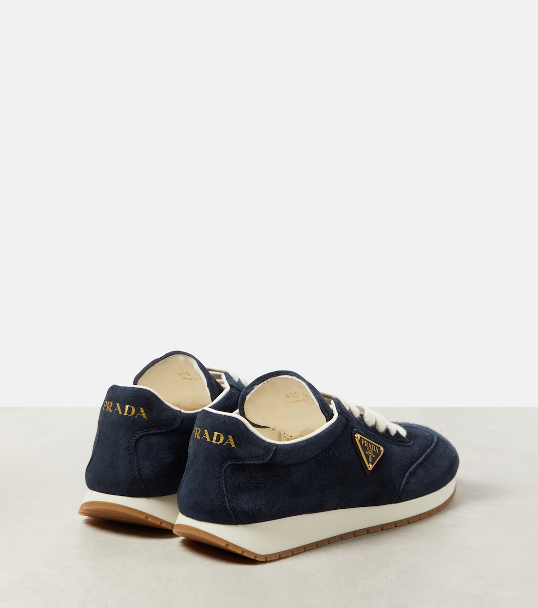 Rank suede sneakers | Prada