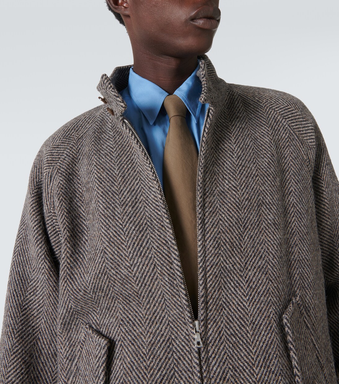 AURALEE 24SS WASHED FINX TWILL TIE
