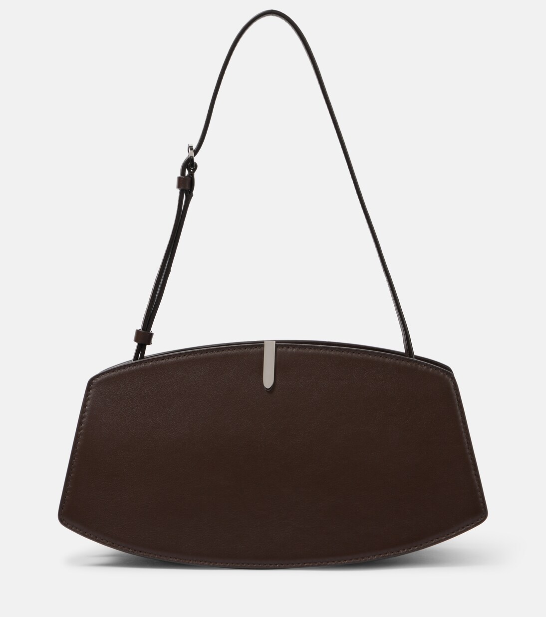 Savette Beige Calf Leather Bos Taurus Shoulder Bag