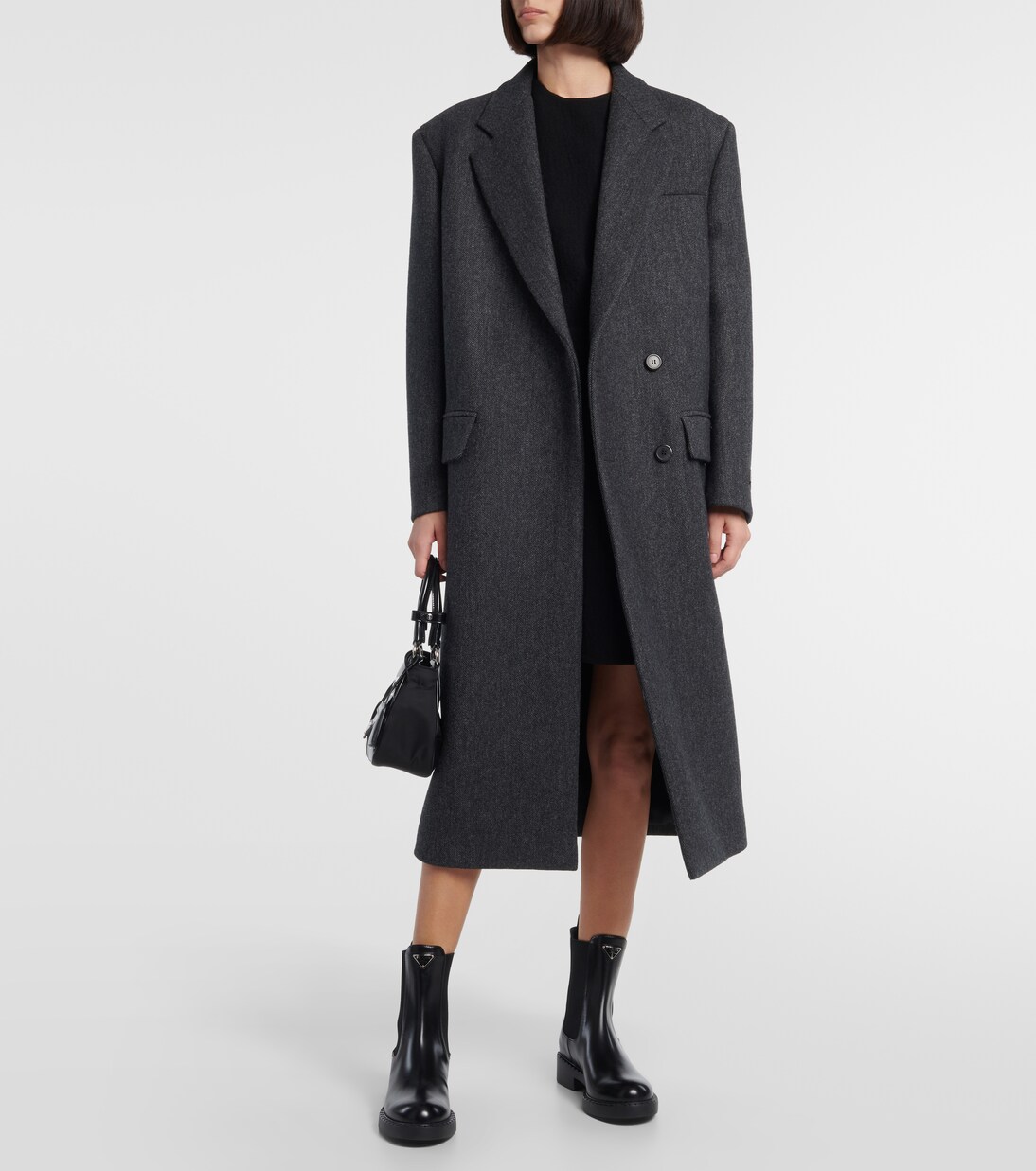 Ankle Boots aus Leder in Schwarz - Prada | Mytheresa