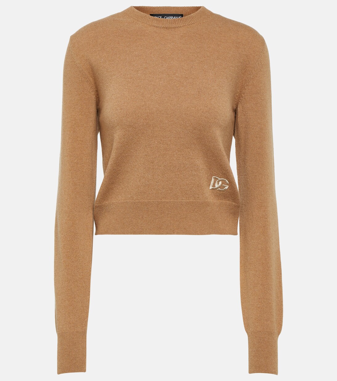 Dolce & Gabbana Light Blue Cashmere Knitted Shawl
