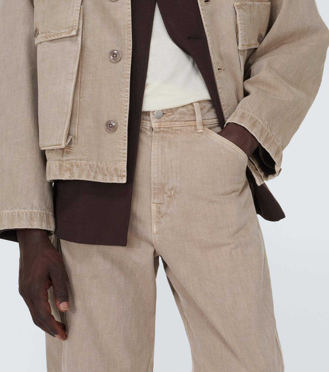 Jeans Twisted in Braun - Lemaire | Mytheresa