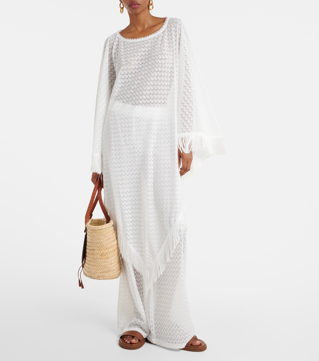 Weite Hose Sienna in Weiß - Melissa Odabash | Mytheresa