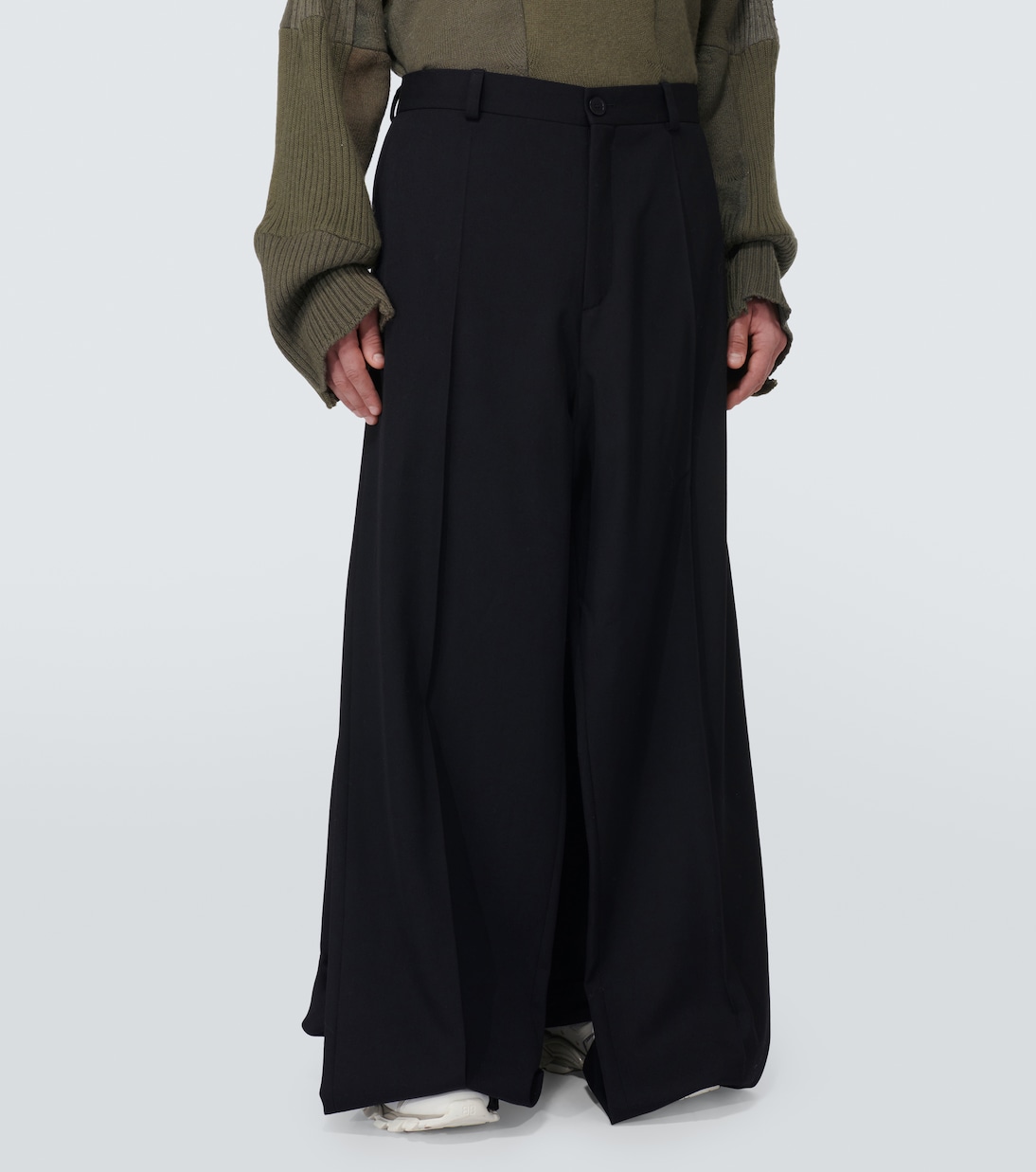 Wool wide-leg pants | Balenciaga