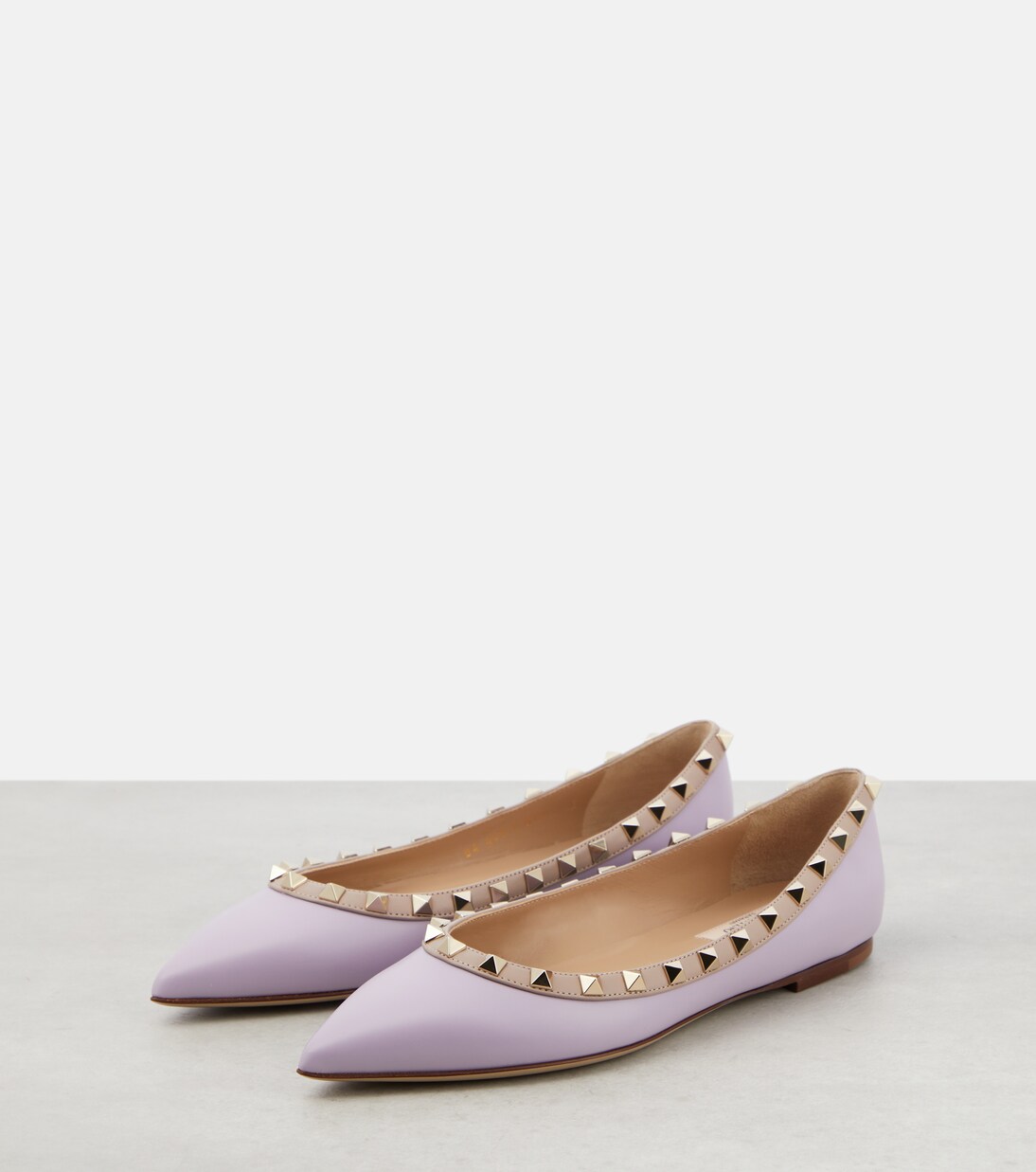 Ballerines Rockstud en cuir | Valentino Garavani