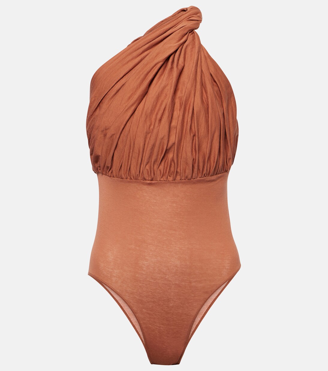 One-Shoulder-Body Lido in Braun - Rick Owens | Mytheresa