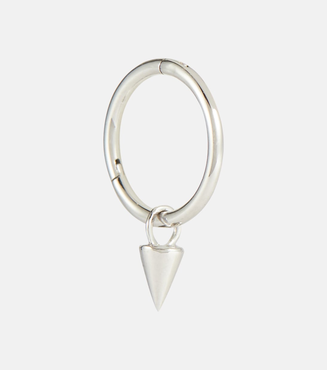 14kt white gold single earring in silver - Maria Tash | Mytheresa