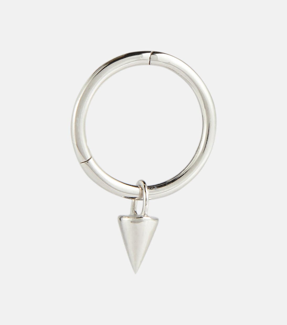 14kt white gold single earring in silver - Maria Tash | Mytheresa