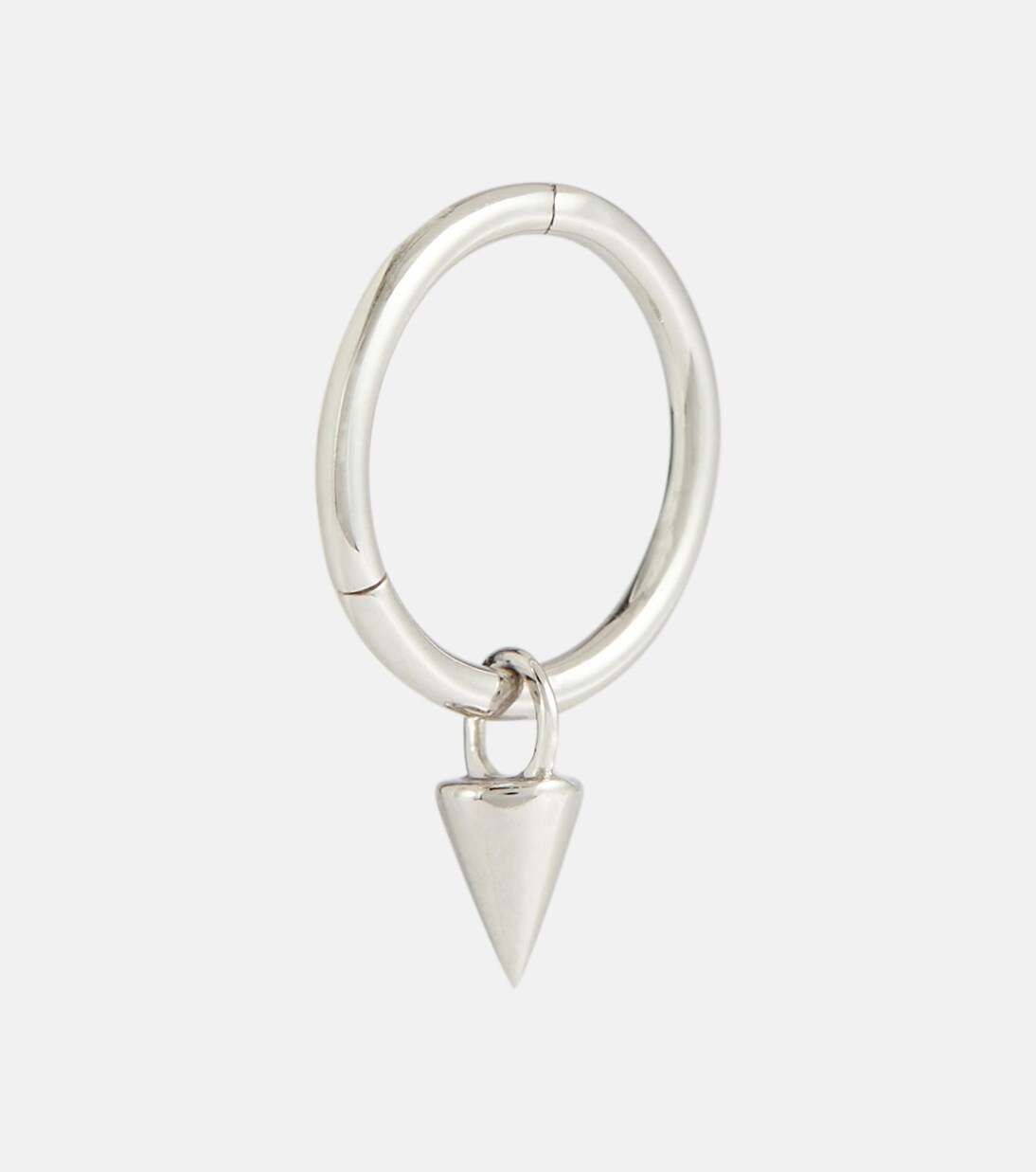 14kt white gold single earring in silver - Maria Tash | Mytheresa 