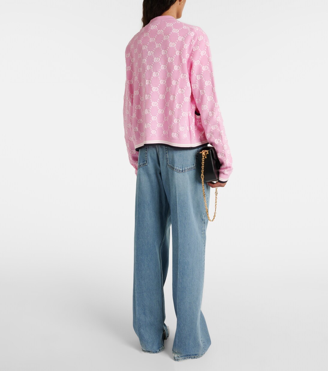 Cardigan GG aus Baumwolle in Pink - Gucci | Mytheresa 