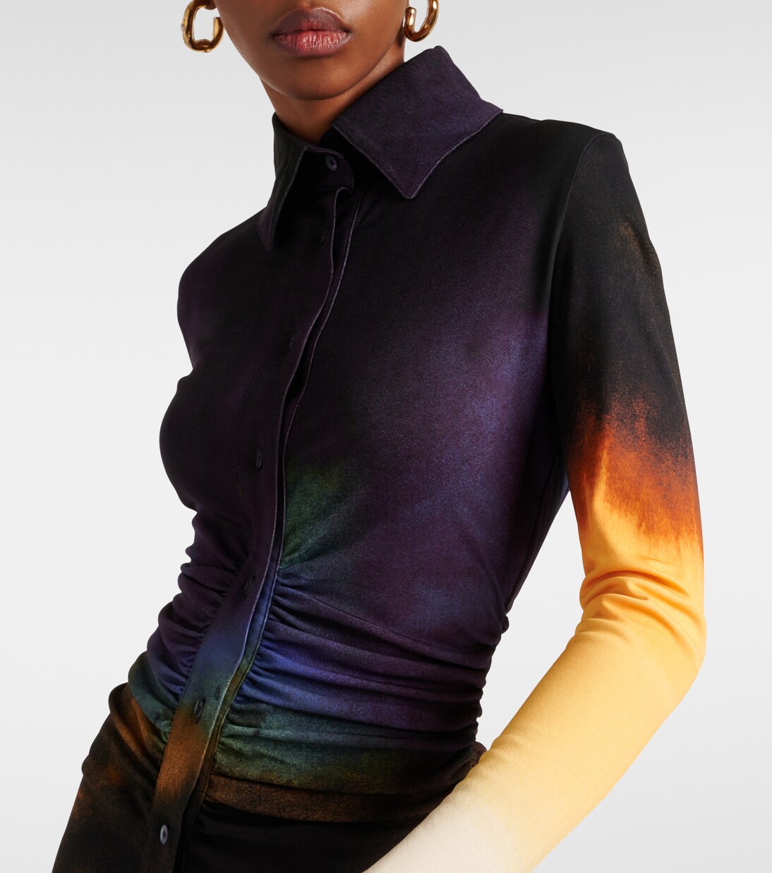 altuzarra tie dye dress