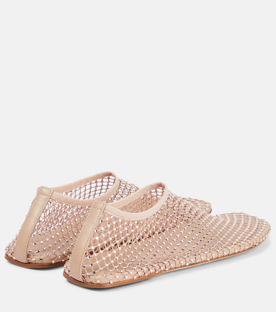 Slip-Ons Minette mit Kristallen in Pink - Christopher Esber  