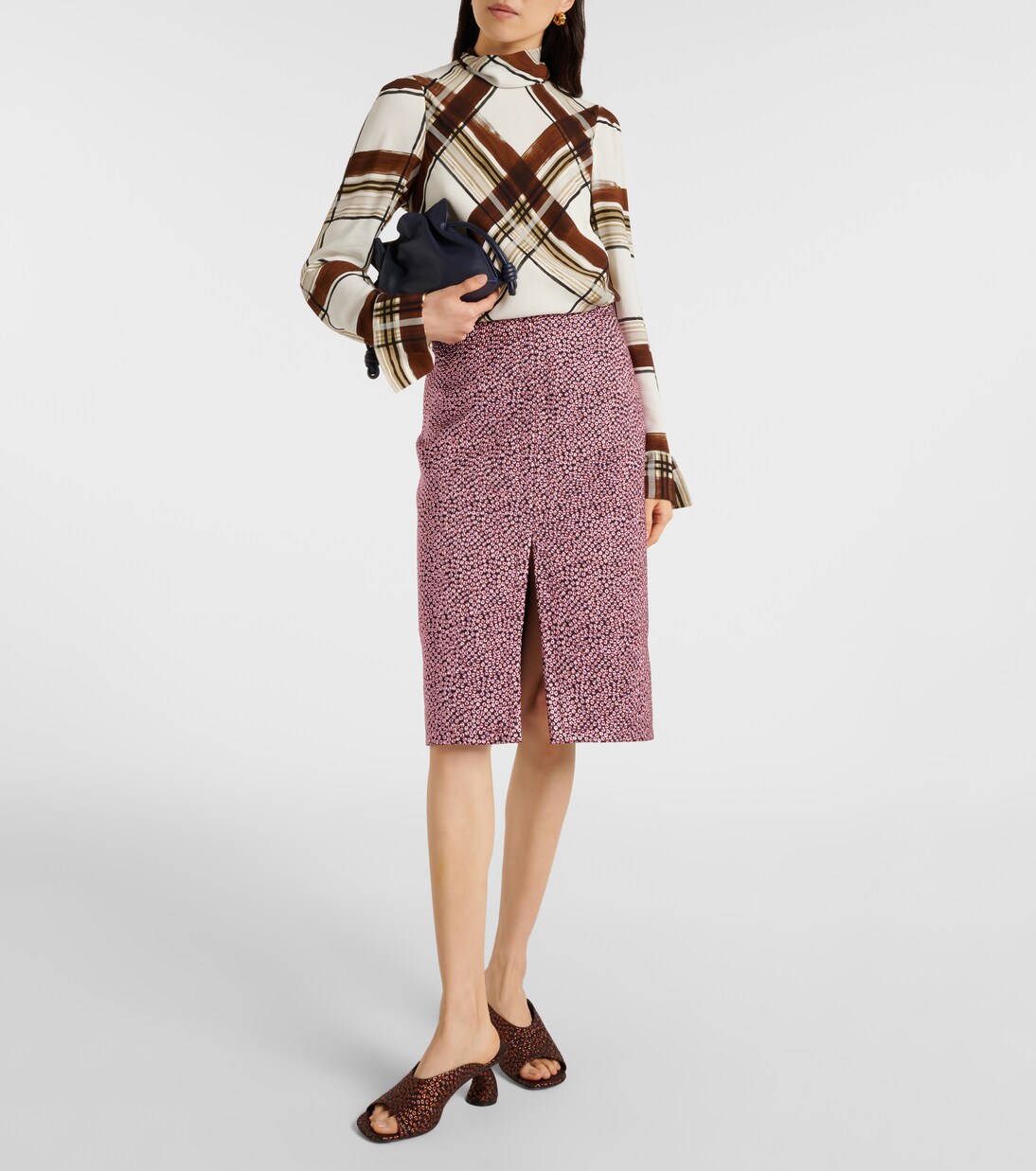 Midirock Shelda in Pink - Dries Van Noten | Mytheresa
