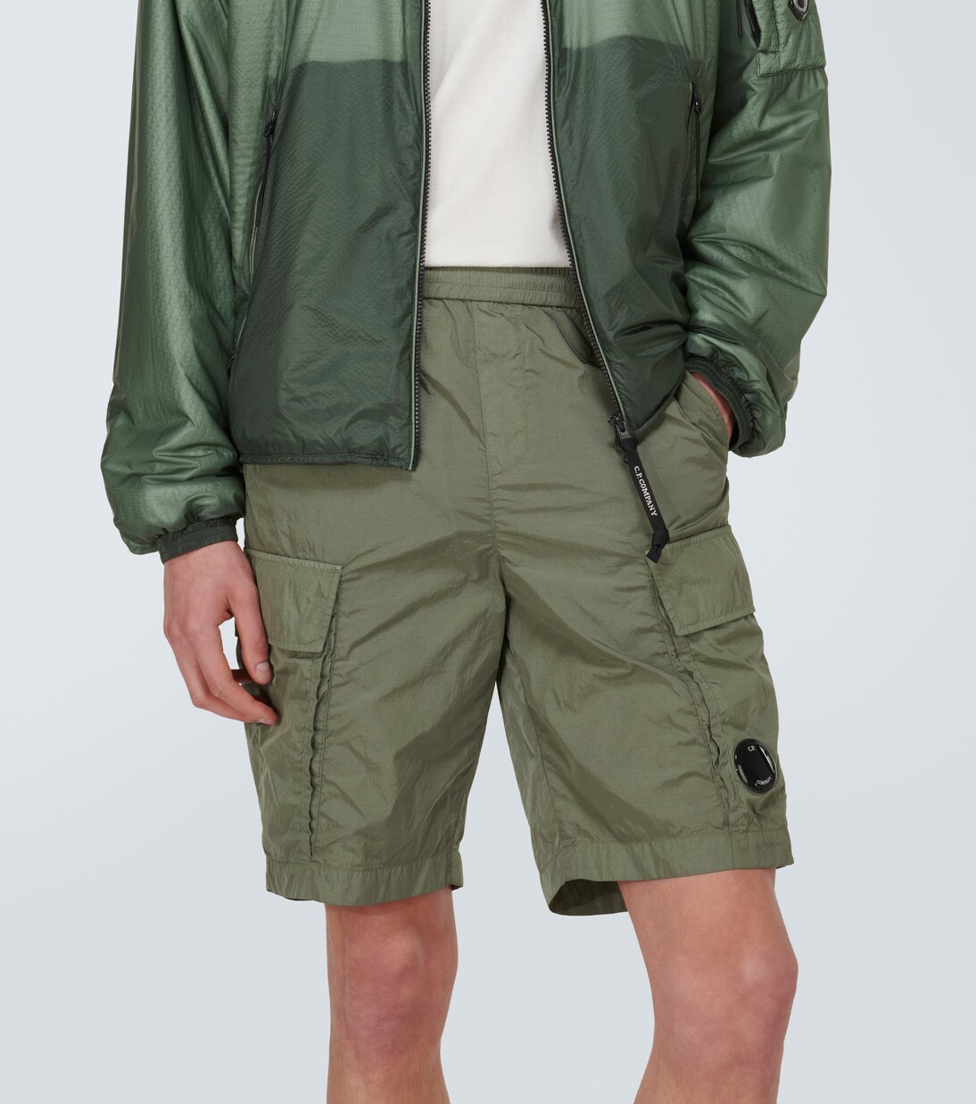 Cargo-Shorts aus Taft in Grün - C P Company | Mytheresa 