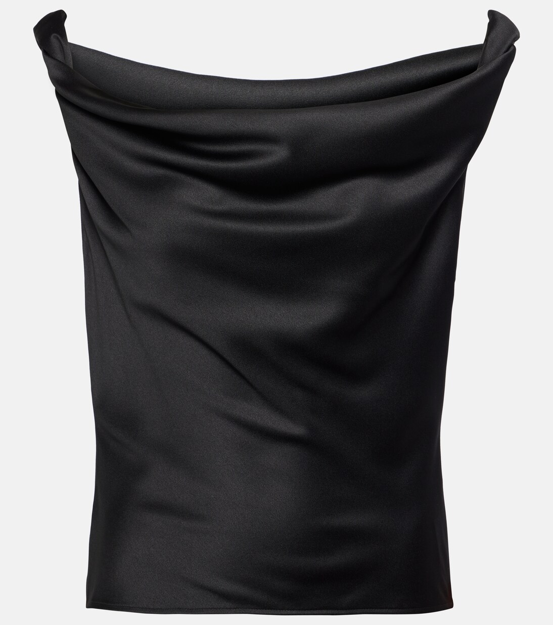 Top aus Satin in Schwarz - Xu Zhi | Mytheresa 