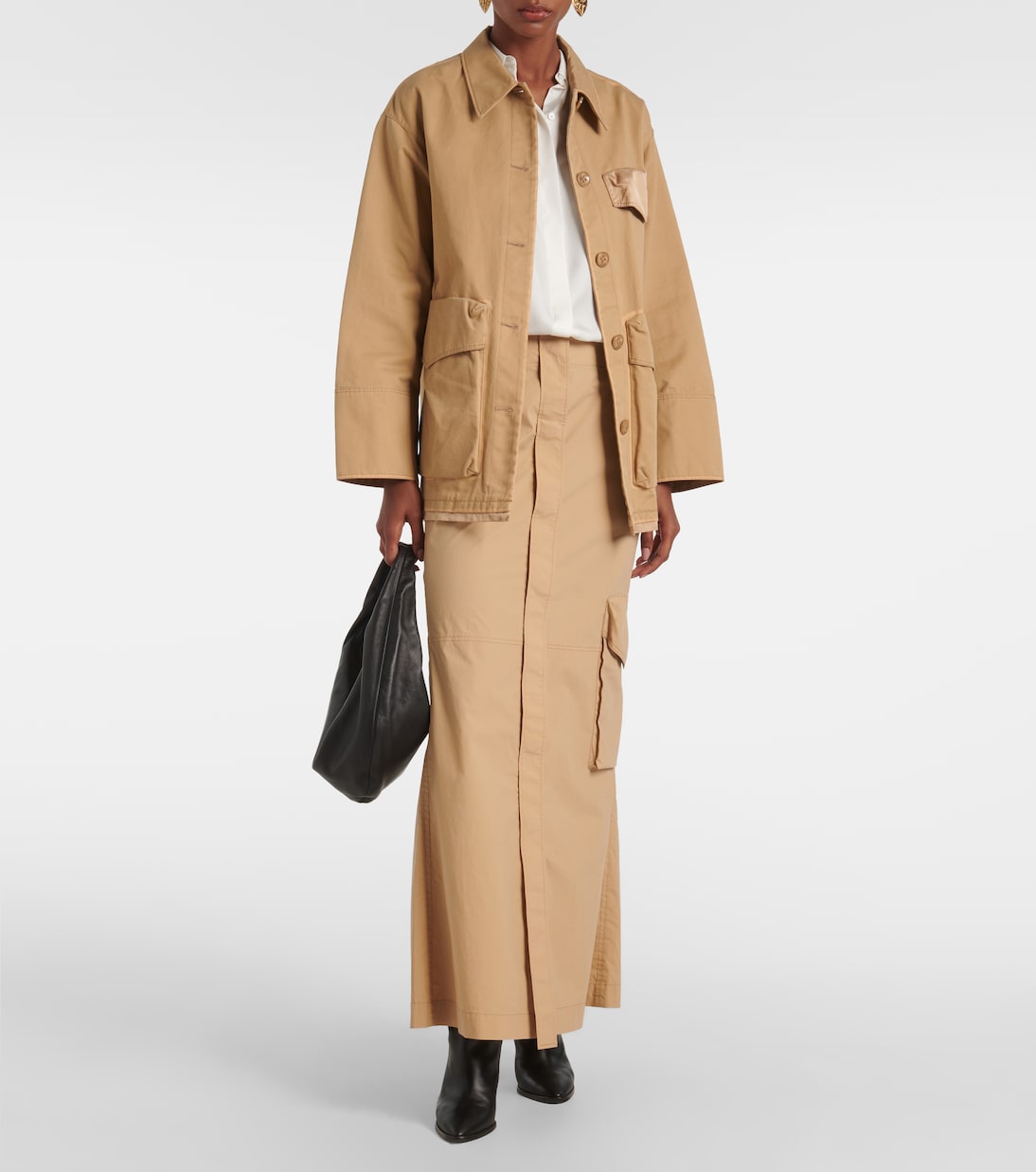 Jacke Perfect Match aus Baumwolle in Beige - Dorothee Schumacher 