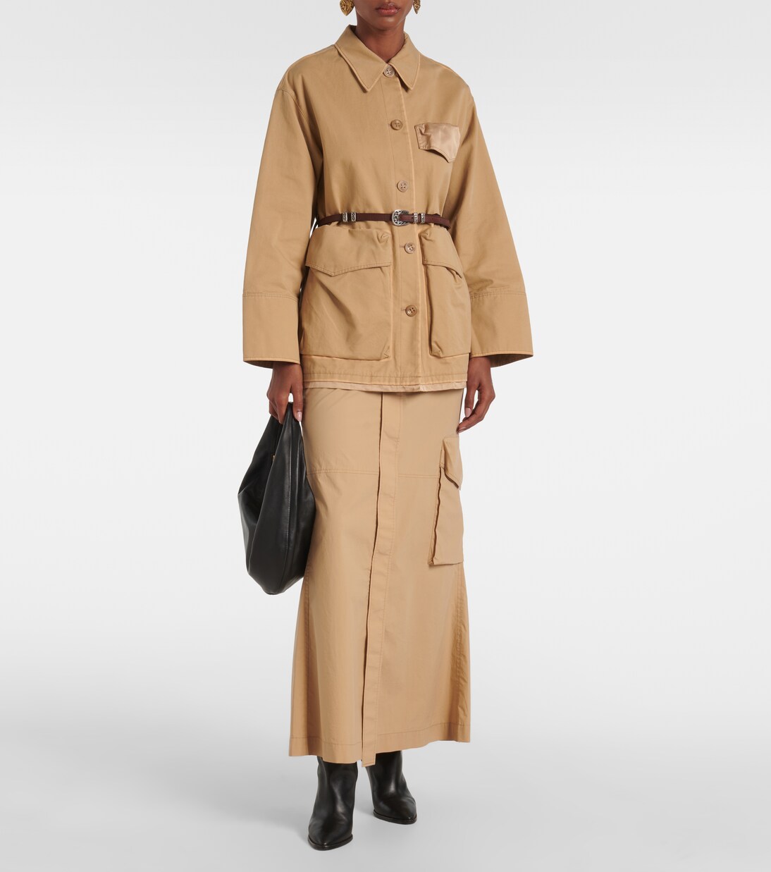 Jacke Perfect Match aus Baumwolle in Beige - Dorothee Schumacher 