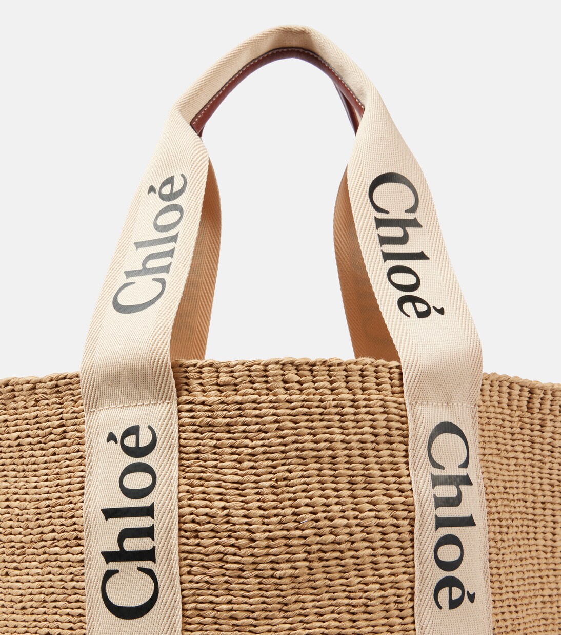 Tote Woody Large in Nude - Chloe | Mytheresa 