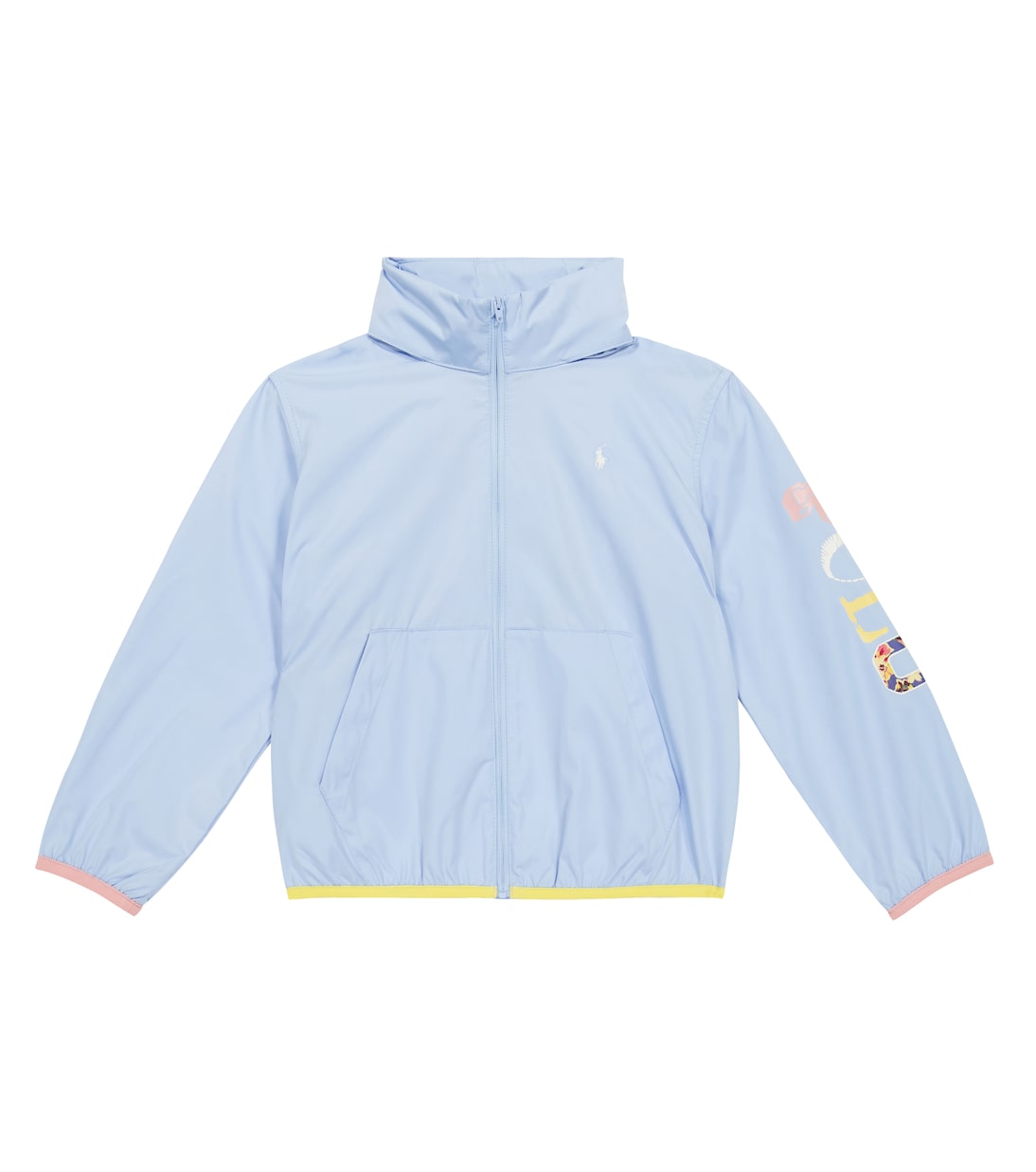 Printed jacket in blue - Polo Ralph Lauren Kids | Mytheresa