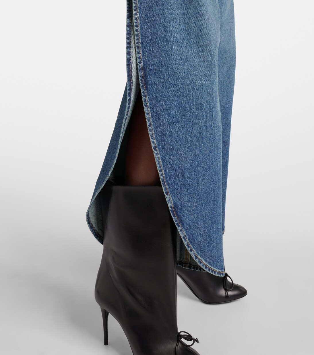 Charlie B Straight Jeans With Petal Detail main image 1