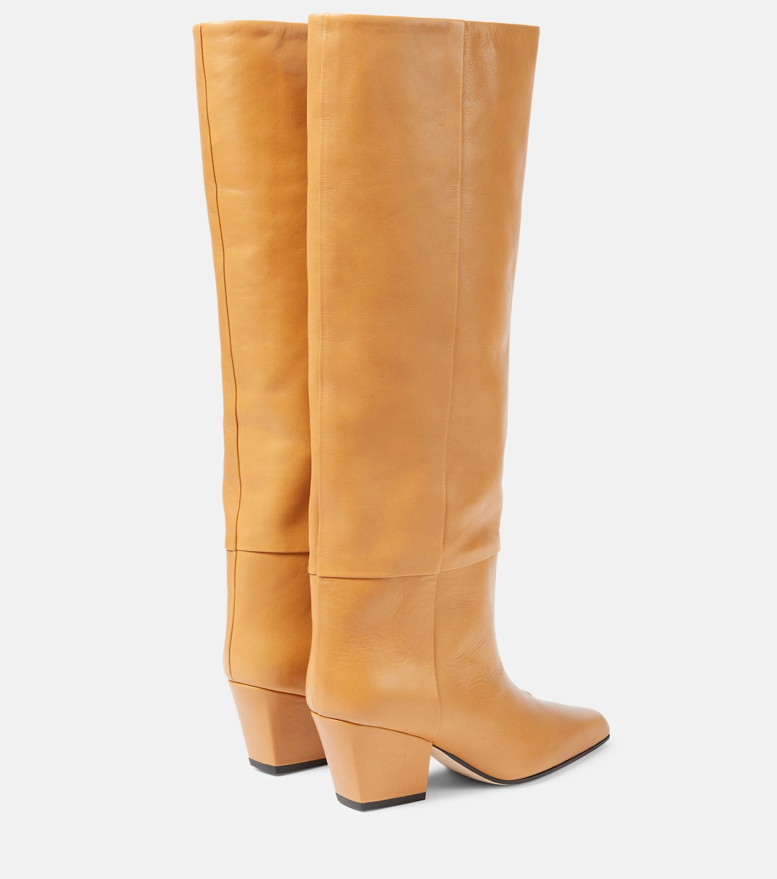 JAne - Leather Boots With a Comfortable Heel, Elegant And Timeless