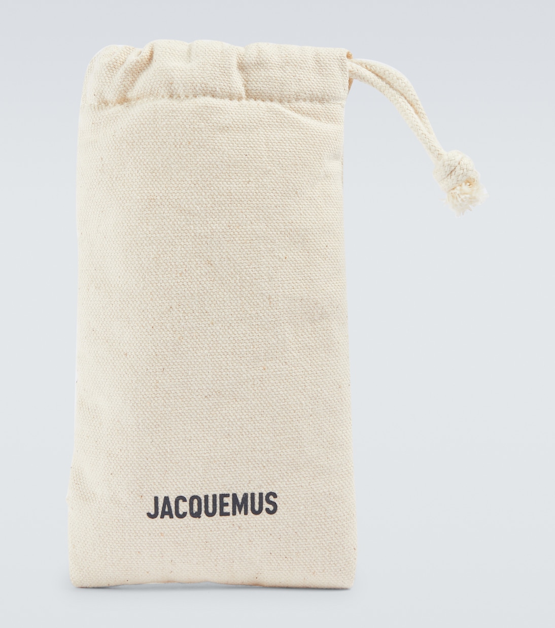 Ovale Sonnenbrille Les Lunettes Ovalo in Schwarz - Jacquemus  