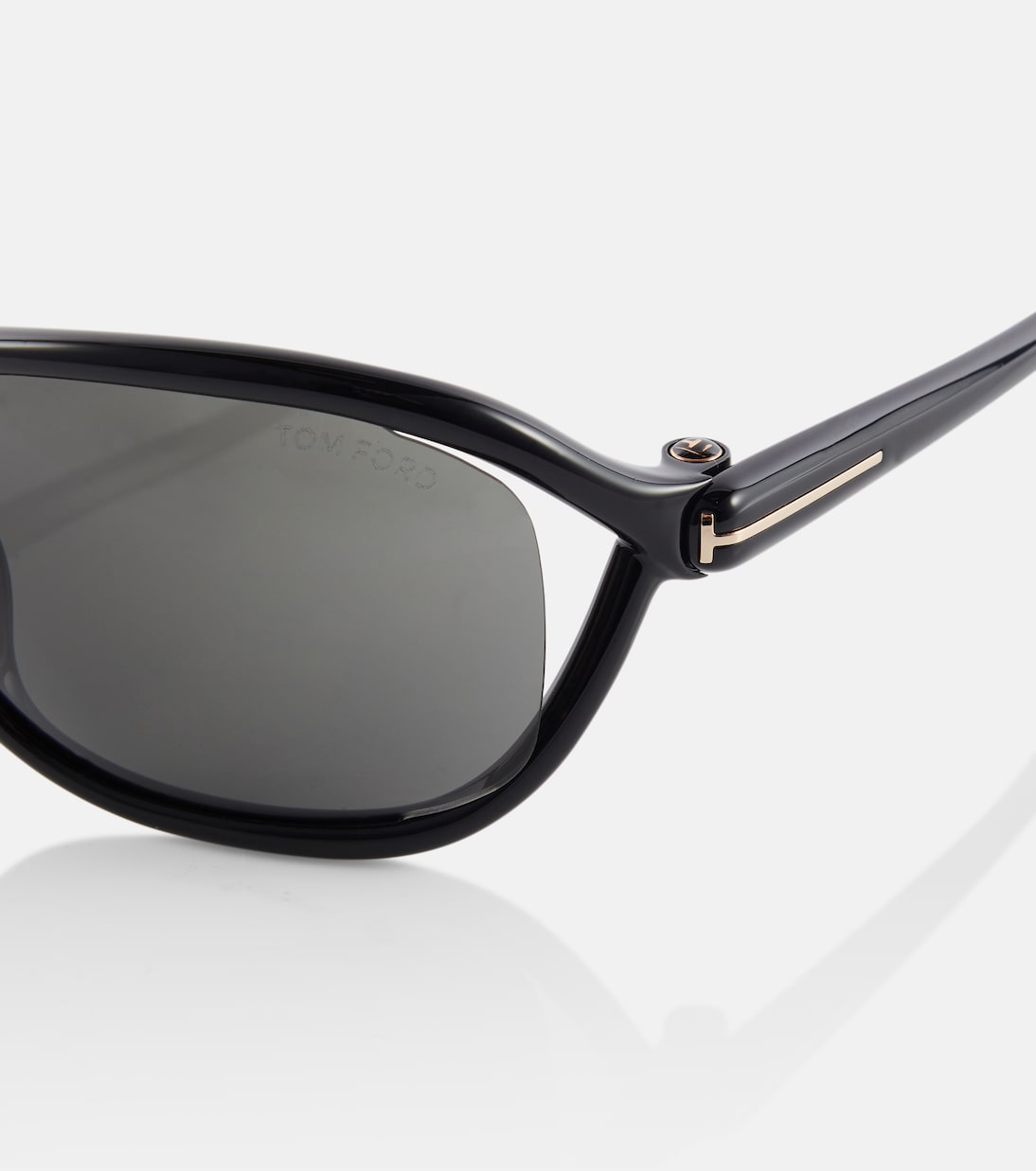 Ovale Sonnenbrille Fernanda in Schwarz - Tom Ford | Mytheresa
