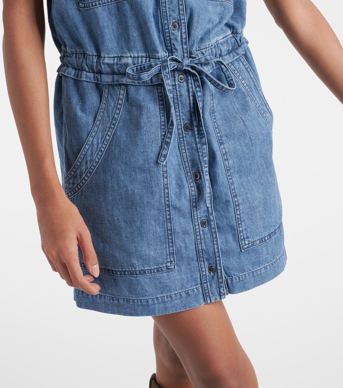 Ines denim minidress in blue Marant Etoile Mytheresa