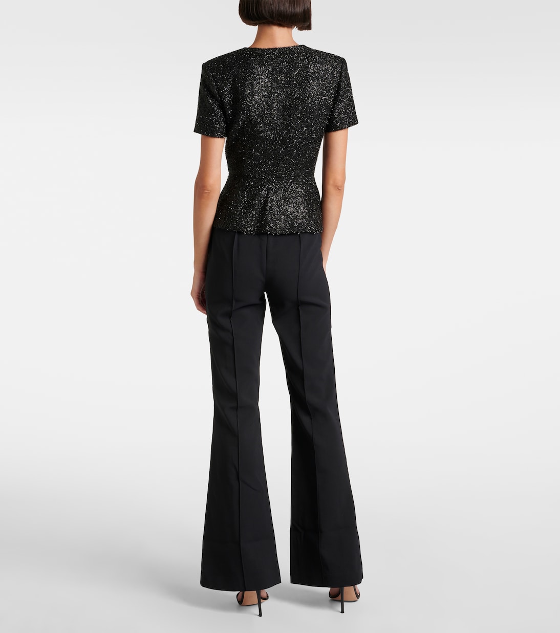Self-Portrait Blue Cotton Jumpsuit