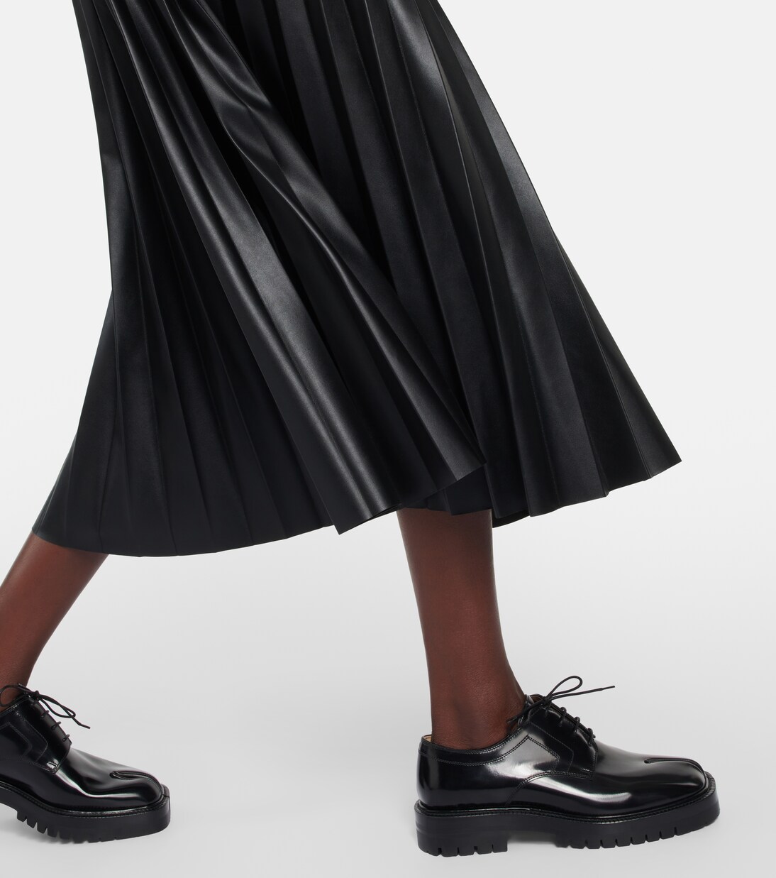 High-Rise-Midirock in Schwarz - MM 6 Maison Margiela | Mytheresa 