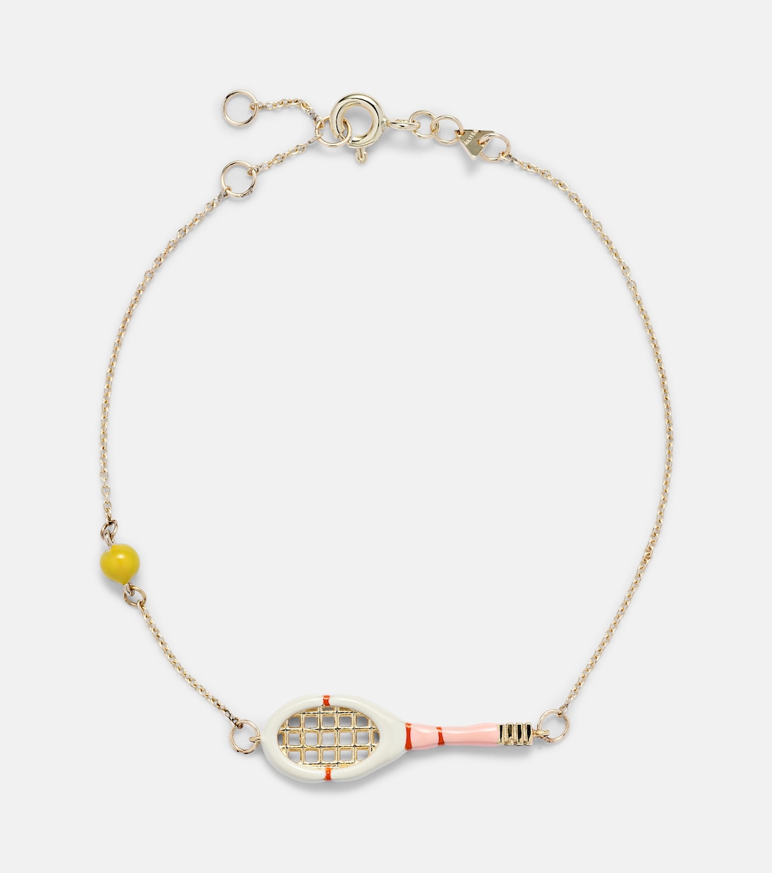 Armband Tennis Pelota aus 9kt Gelbgold in Multicolor - Aliita 