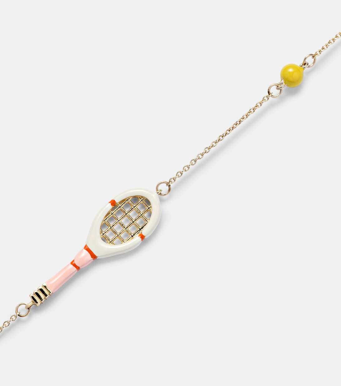 Armband Tennis Pelota aus 9kt Gelbgold in Multicolor - Aliita 