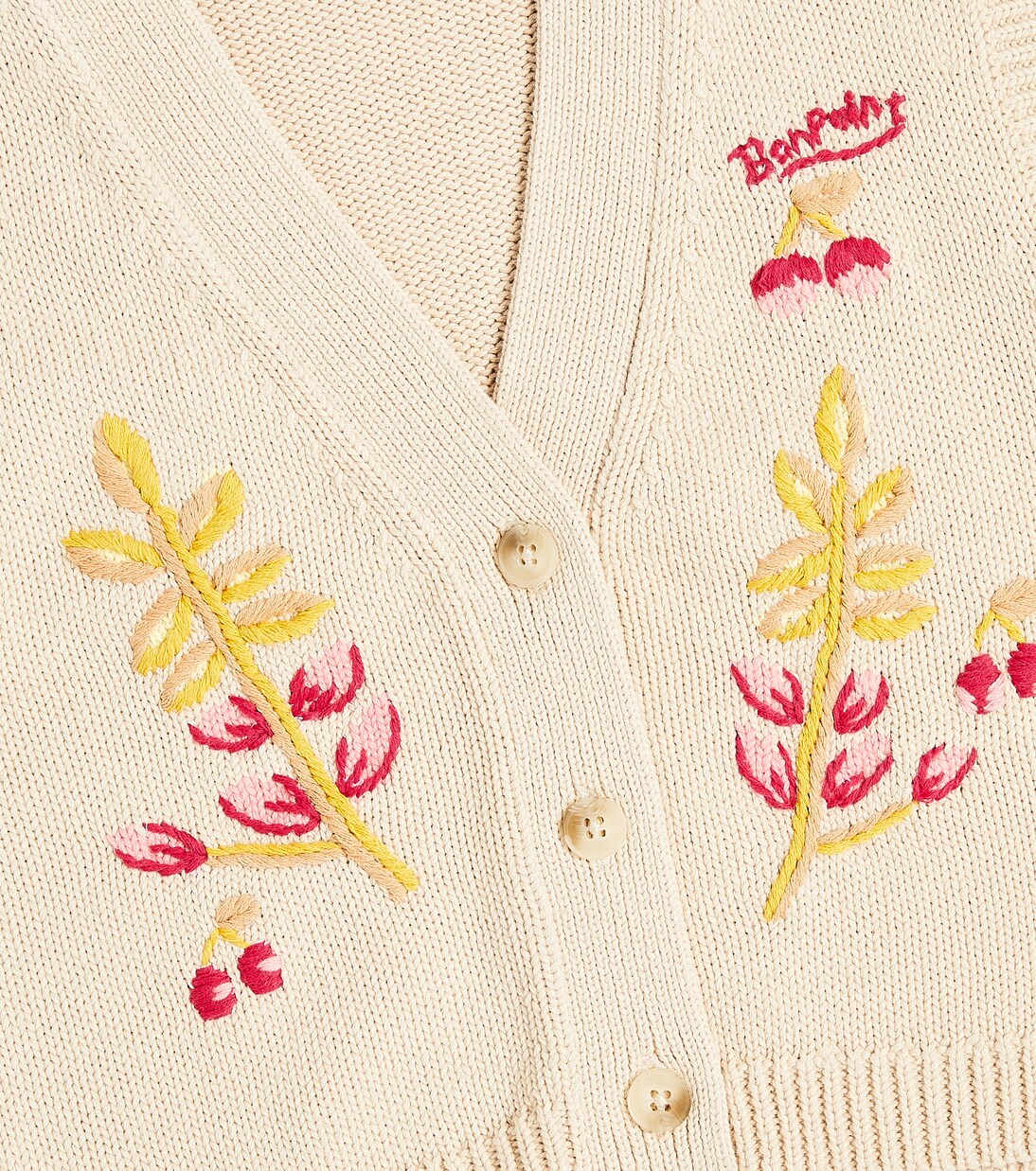 Ticiana embroidered cotton vest in beige - Bonpoint | Mytheresa 