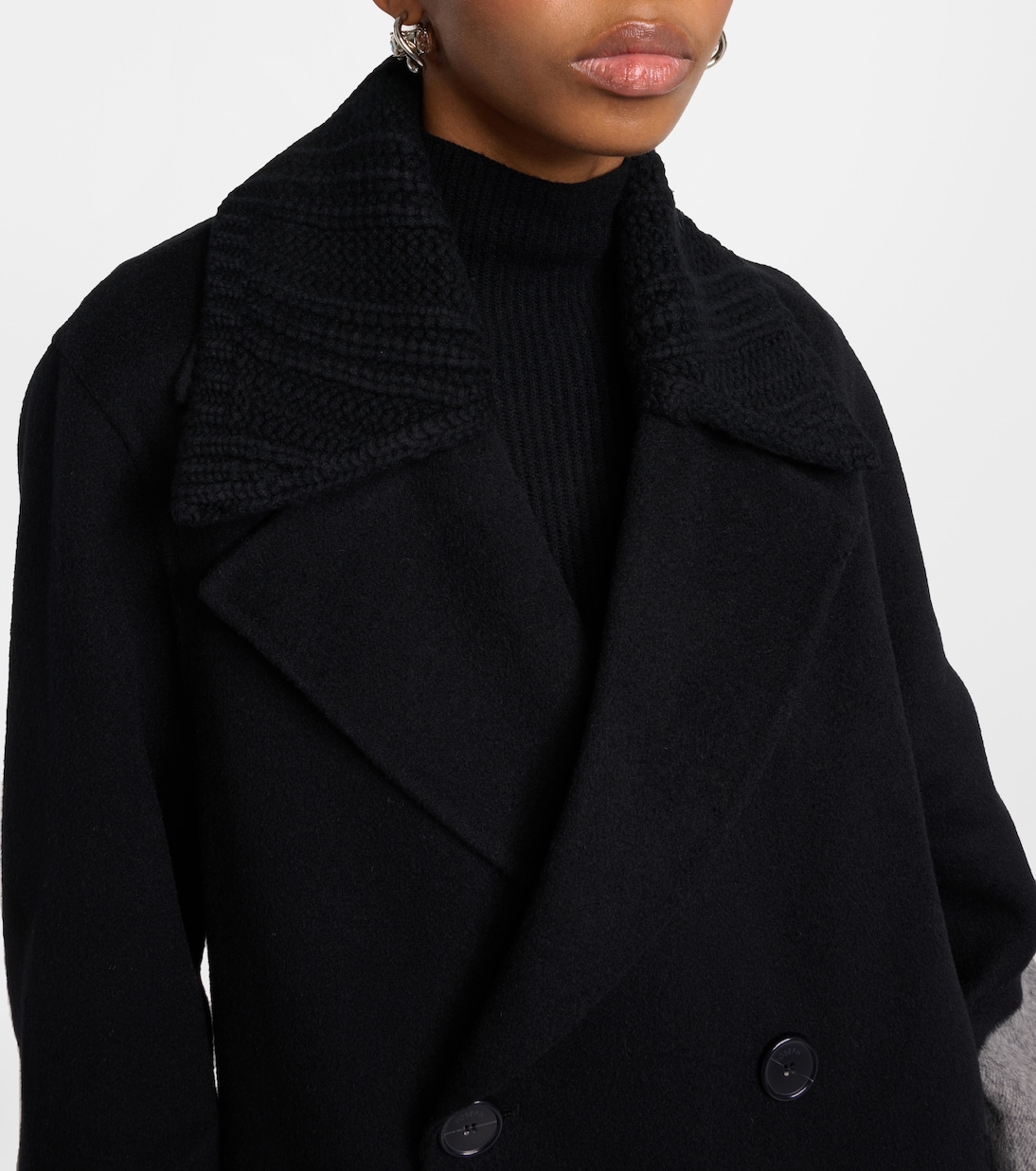 Wendbarer Mantel Merton aus Wolle in Schwarz - Joseph | Mytheresa 