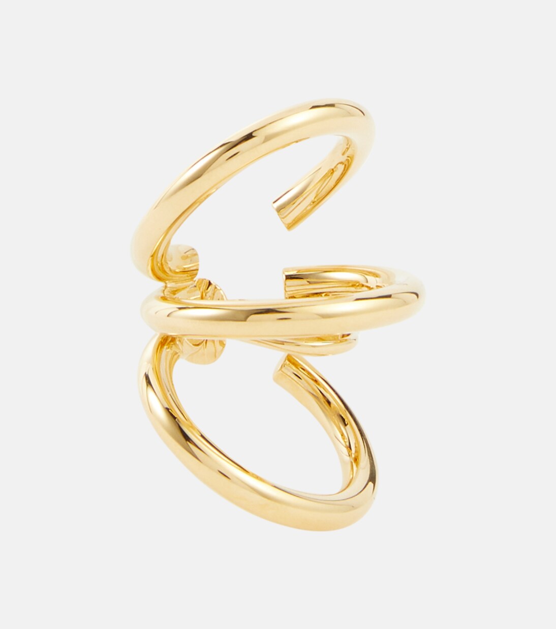Hooped ear cuff in gold - Alaia | Mytheresa 
